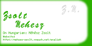 zsolt mehesz business card